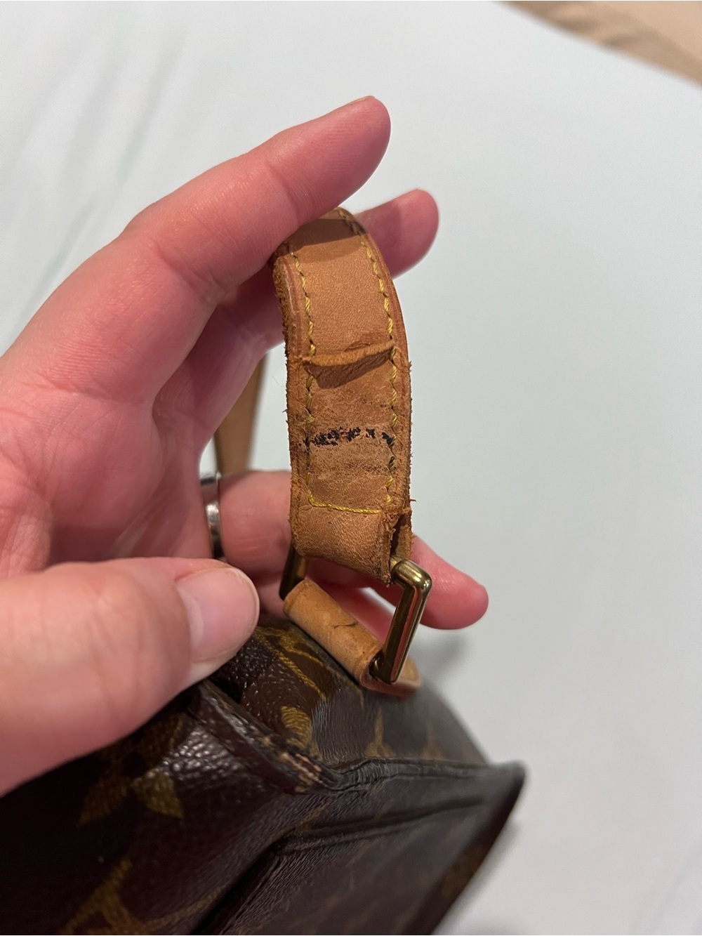 Authentic Louis Vuitton Saint Cloud Brown Monogram Crossbody W/ COA - Picture 14 of 16
